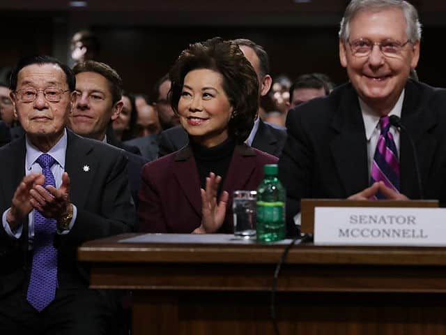 Photo for: Schweizer: Elaine Chao’s ‘Family Is Fused Closely to the Chinese Government’