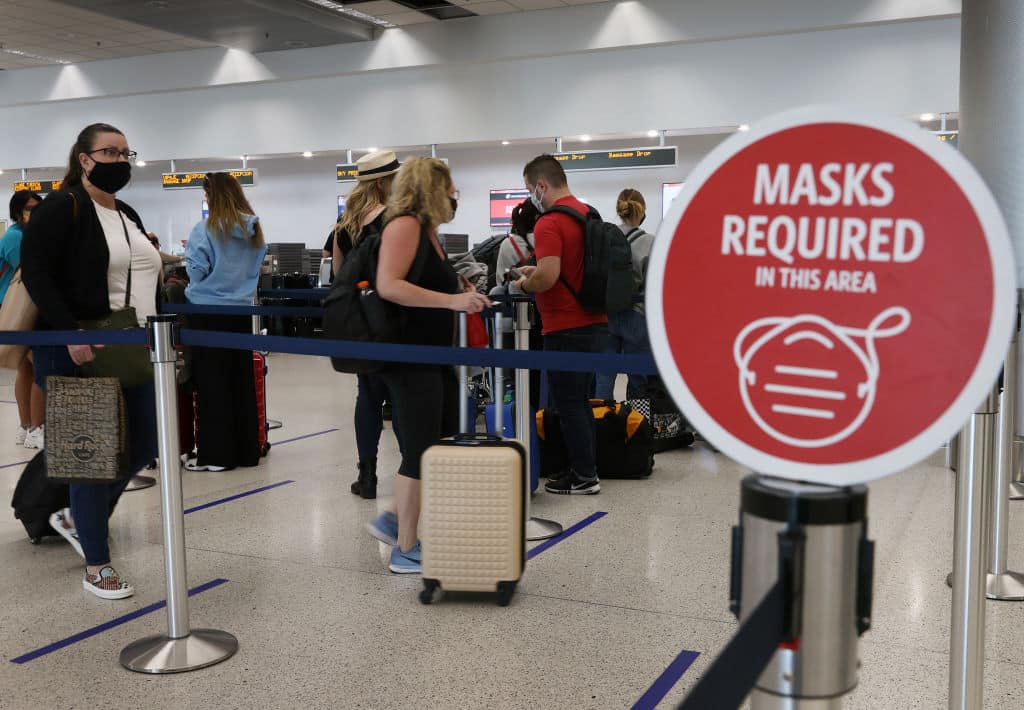 Photo for: COVID is Over (Except on Planes): Border Drops Restrictions, Flyers Mask Up.