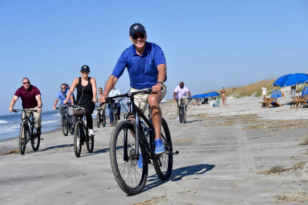 Photo for: Walls for Me, Not for Thee: Biden Gets $500K Taxpayer-Funded Fence Built Around Beach Home.