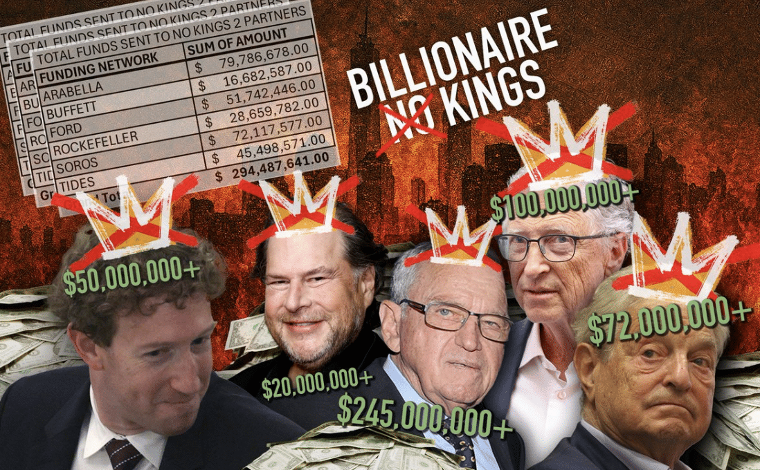 Photo for: FUELED BY THE FILTHY RICH: Seamus Bruner Exposes Dark Money Networks Behind 'No Kings' Protests